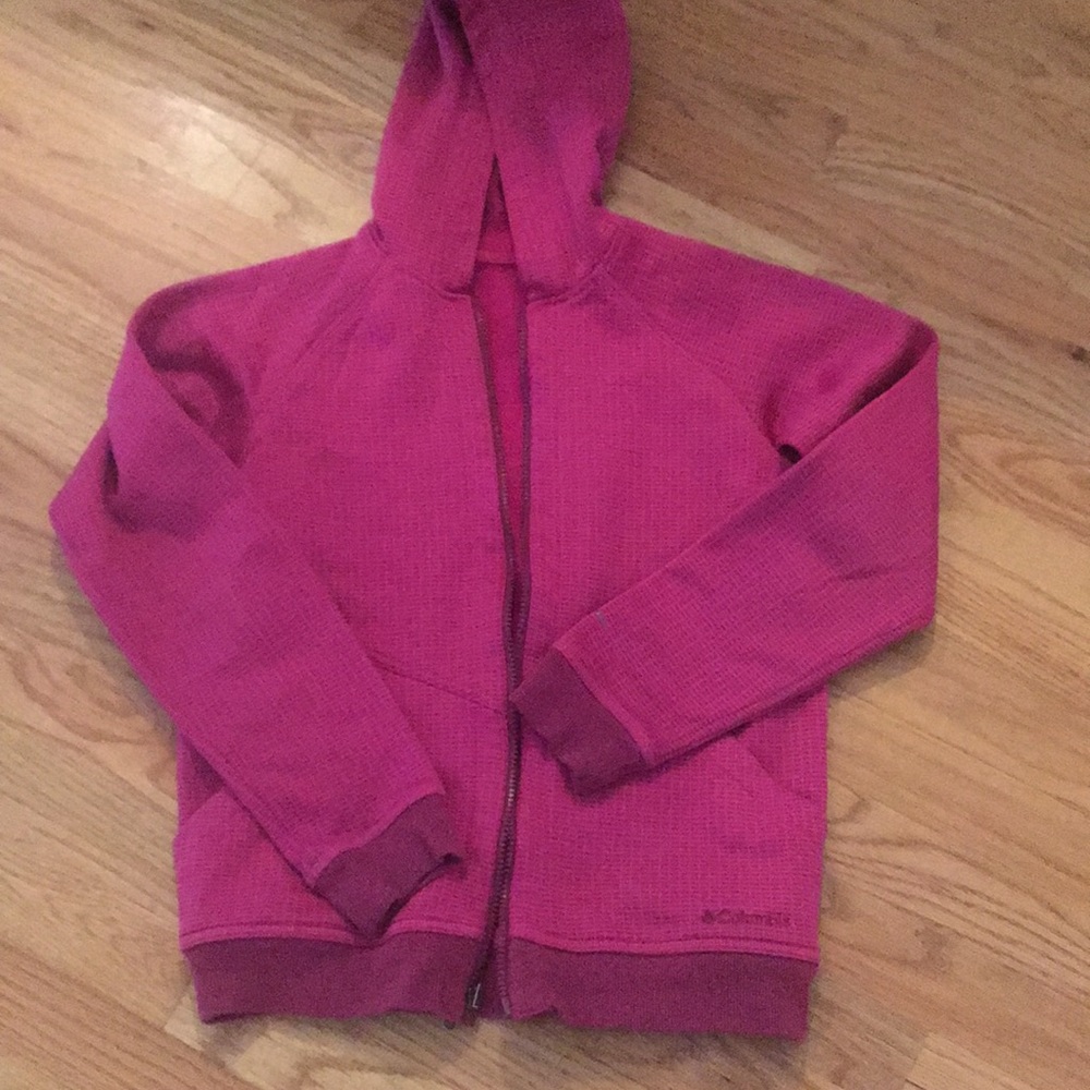Columbia youth zipper front sweatshirt